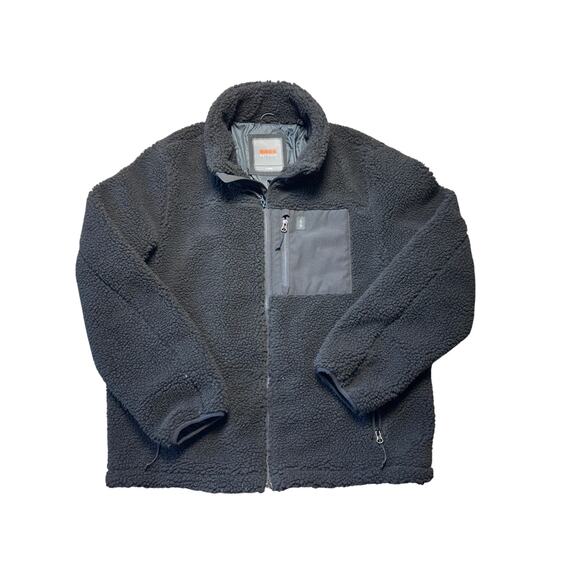 BASS Outdoor Jacket Men's XL, Black, Zip Up faux Sherpa Fleece/Jacket/Coat, NWT - Picture 2 of 14